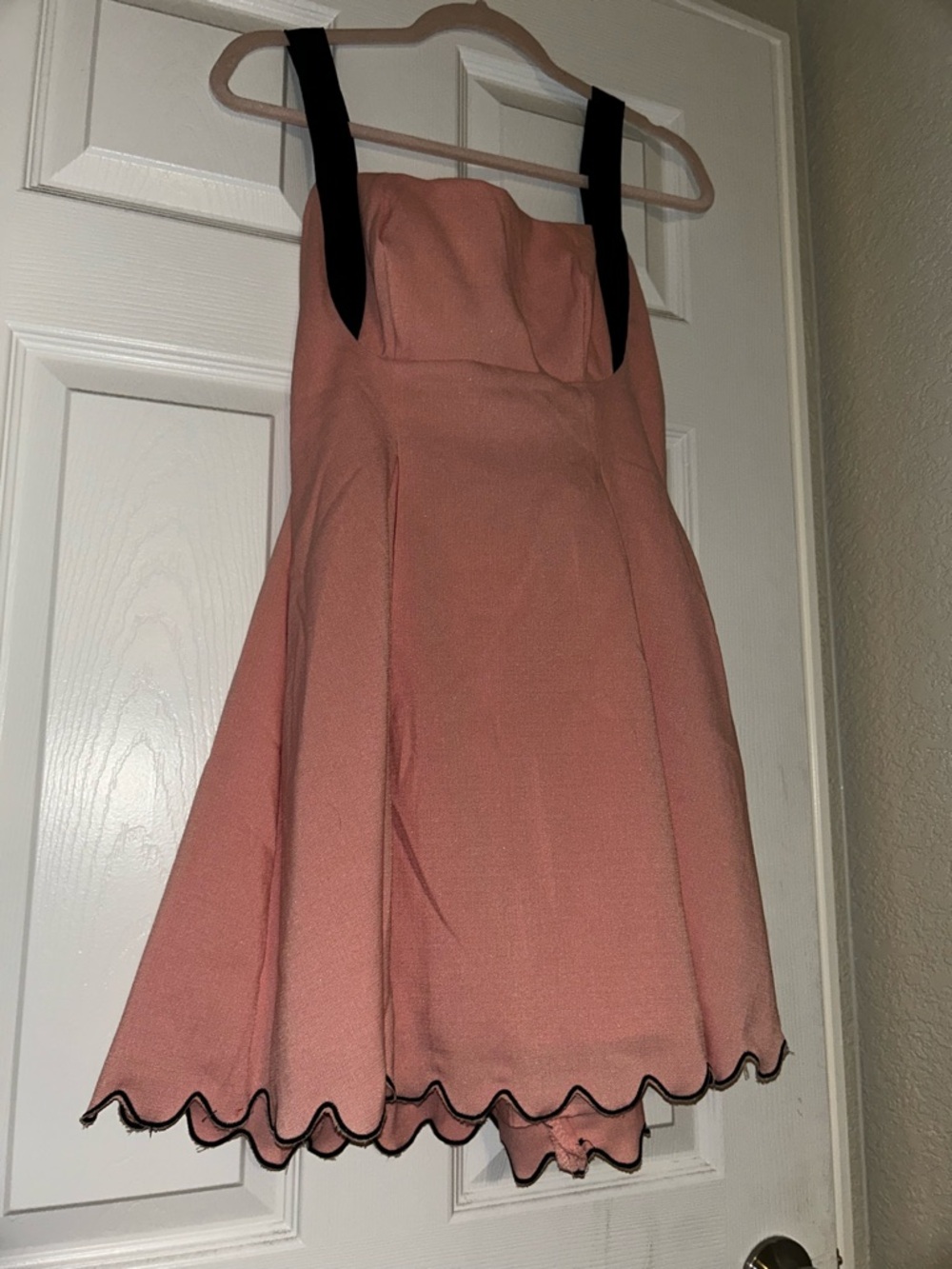 Pink micro mini dress